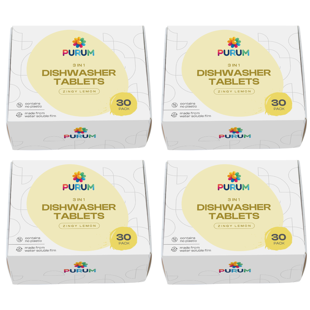 Purum 3 In 1 Dishwasher Tablets – 120 Pack