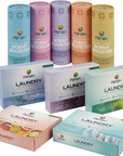 Purum Eco Laundry Mega Bundle – 320 Laundry Sheets + 1.375kg Scent Boosters