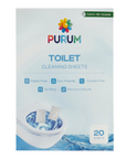 Purum Toilet Cleaning Sheets – Plastic-Free & Eco-Friendly - 20 Pack