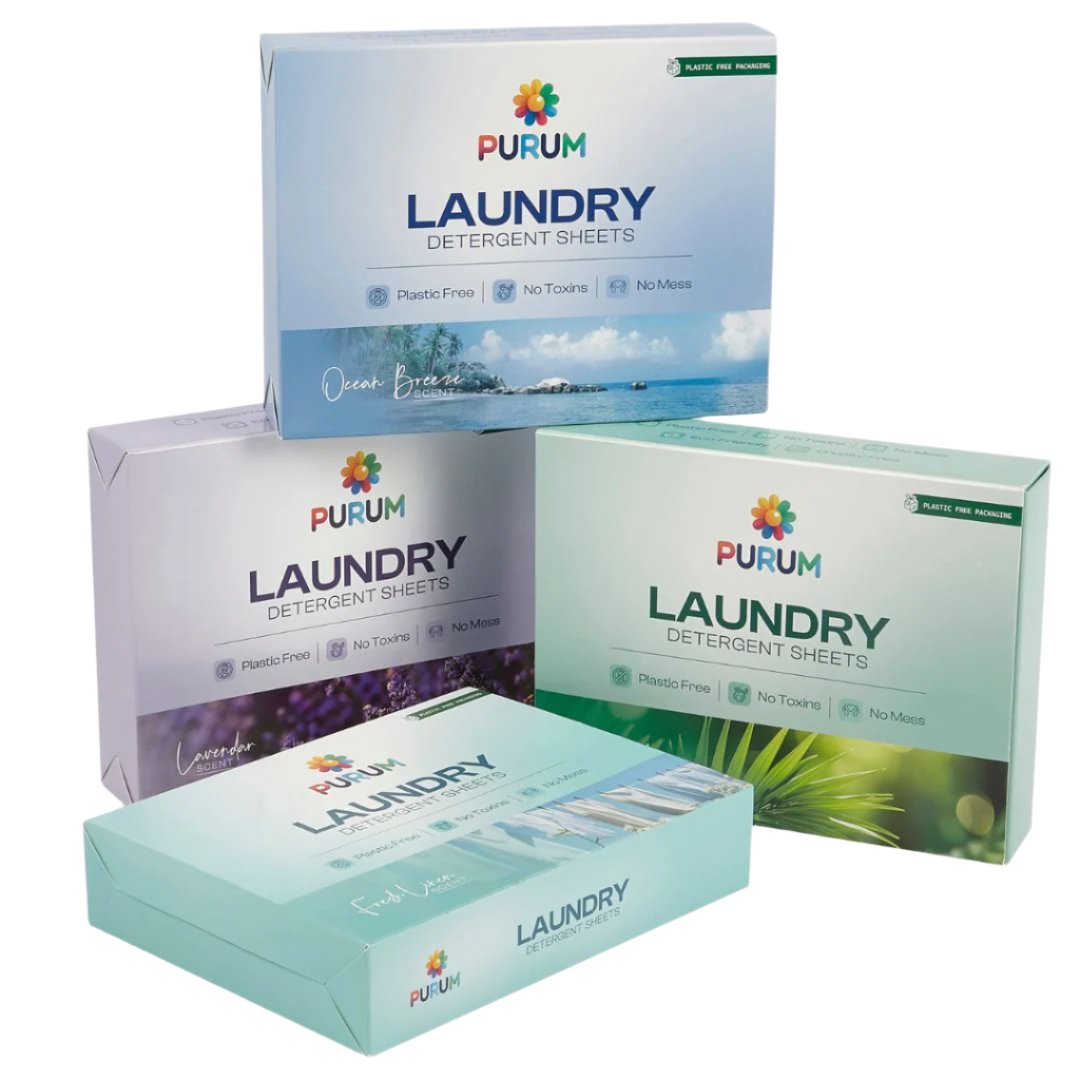 Tropical Scented Laundry Detergent Sheets - 64 Pack